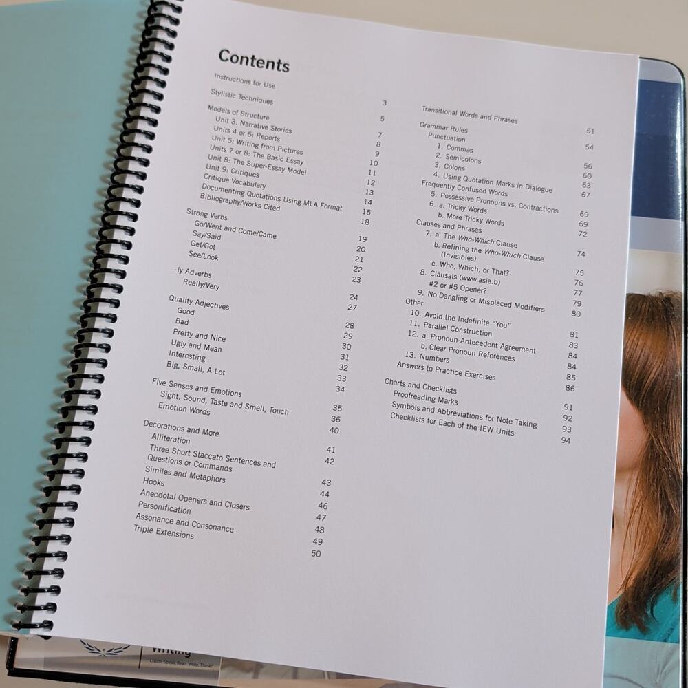 Teaching Writing Structure & Style, Student Resource Notebook, Classical - Picture 6 of 8